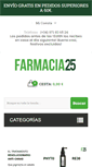 Mobile Screenshot of farmacia25.com